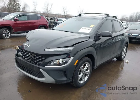 2022 Hyundai Kona Sel from USA, damaged, VIN KM8K32AB8NU780546